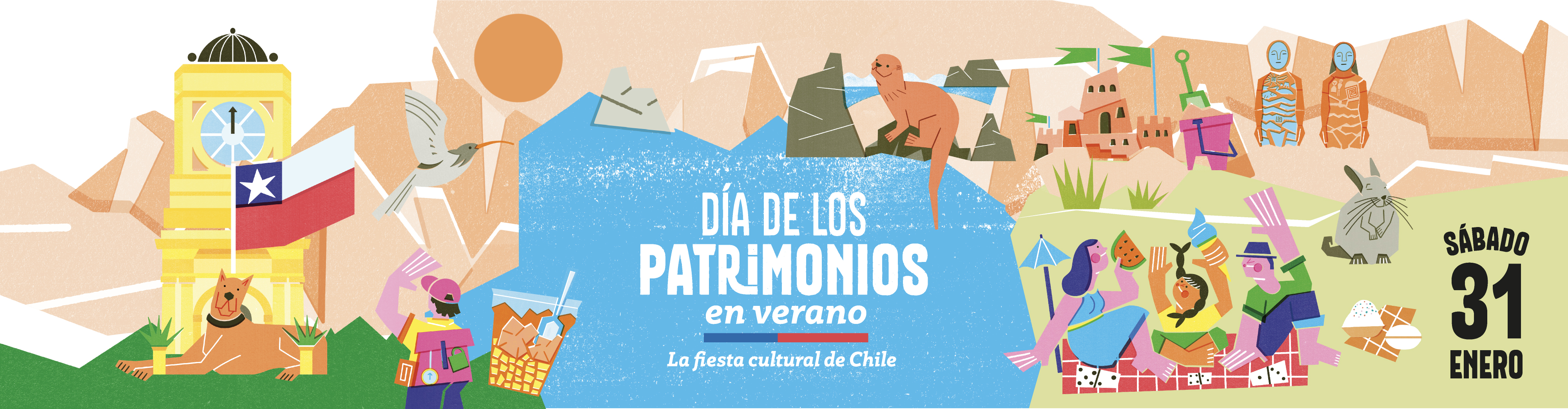 Día de los Patrimonios en Verano 2026 se realizará el 31 de Enero