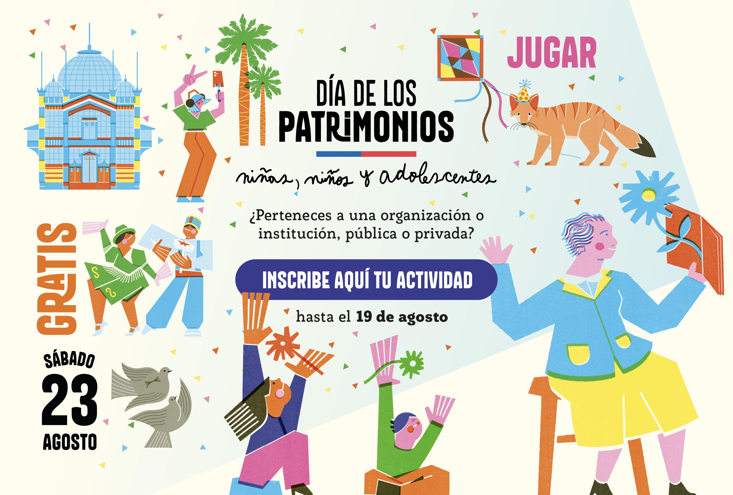 Día de los Patrimonios de Niñas, Niños y Adolescentes 2025 se realizará el 23 de Agosto